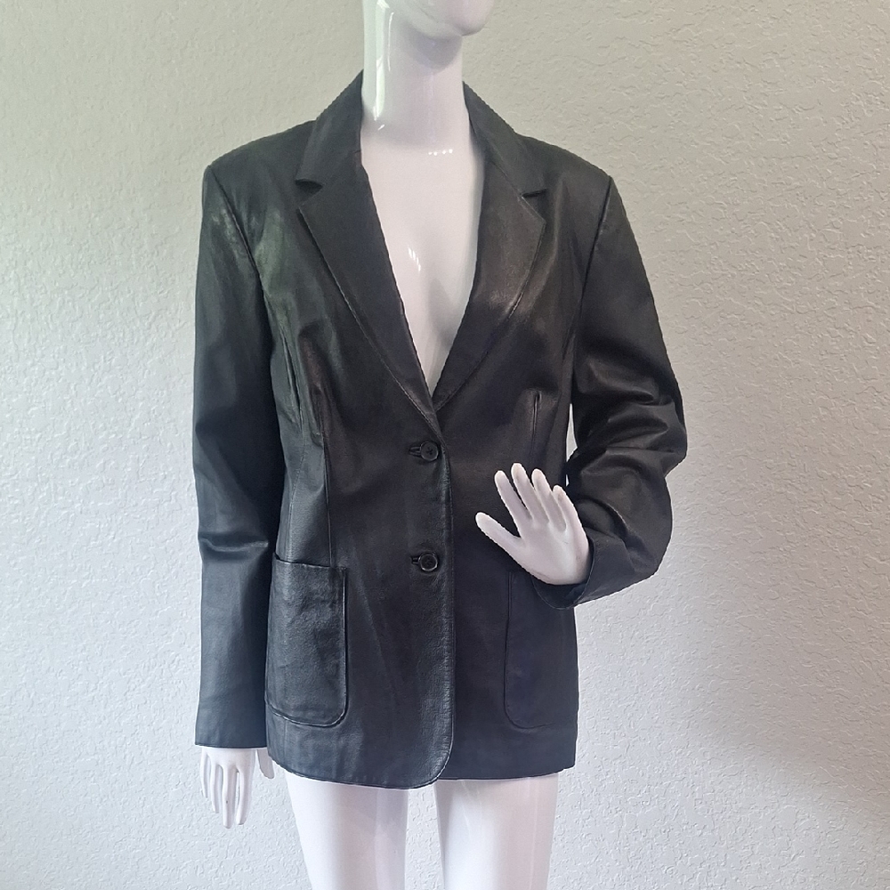 OutBrook Genuine Leather Blazer